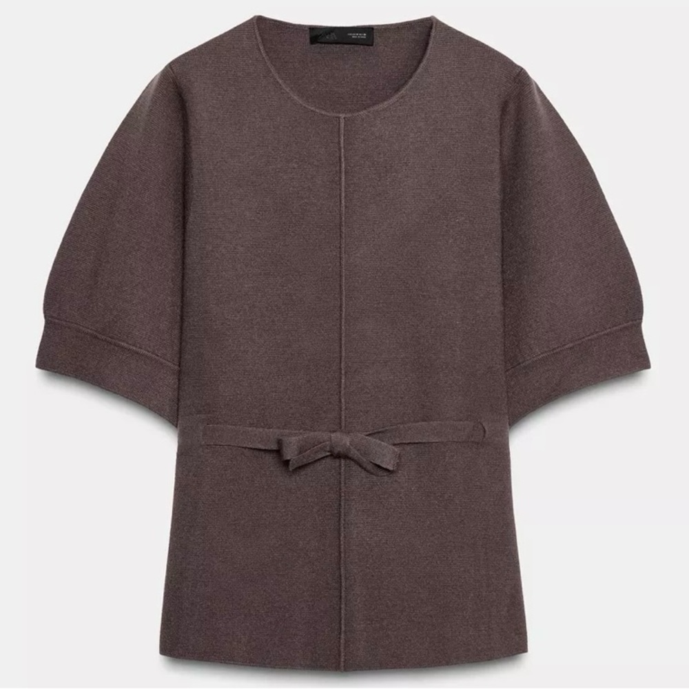 PUFF SLEEVE KNIT SWEATER ZARA BRAND NEW NEVER WORN
